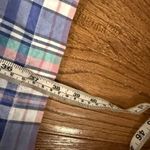 L.L. Bean purple madras plaid shift dress size 8 Green Photo 7