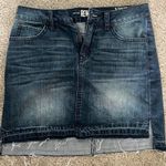 REWASH Dark Wash Denim Skirt Photo 0