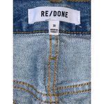 RE/DONE 70's Stove Pipe Straight Leg Jeans in Cool Medium Blue Photo 9