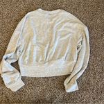 Gilly Hicks  Terry Oversized Sweatshirt Crew Gray Photo 4
