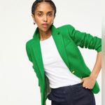 J.Crew  Green Picnic Tweed Comb Schoolboy Blazer Size 4 Photo 12
