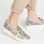 Vince Saxon 2 Mottled Cloud Snake Print Leather Slip-On Platform Sneaker Photo 10