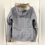 Burton  Dry Ride and Gray Plaid Women's Ski Jacket with Detachable Faux Fur Hood Photo 2