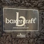 Boxercraft Womens Large L Sherpa Fleece Jacket Full Zip Black Cozy Photo 2