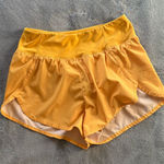 Senita Athletics  Yellow Marathon Shorts Size Medium Photo 0