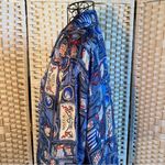 Vintage Out Brook Silk Bomber Zip Front Nautical Marine Wear Jacket Blue Small Photo 10