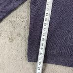 Chico's  Easywear Purple Metallic Knit Cowl Neck 3/4 Sleeve Pullover‎ Top Size XL Photo 5