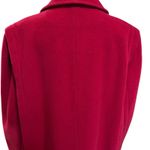 Forecaster of Boston Vintage 100% Wool Coat Retro 80's Long Red Lined USA SZ 16 Photo 6