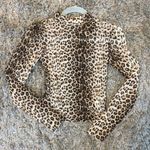 Forever 21 Cheetah Print Mesh Top Photo 0