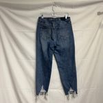 Risen  Straight Leg High Rise Distressed Jeans Sz 30 Photo 9