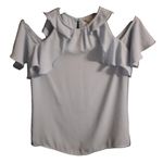 Belle & Sky Light Blue Blouse XS Photo 0