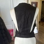 Mind Code Linen black sexy funky open vest size medium Photo 2