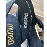 Munro heel sandals Lucia Black Nubuck size 7 Photo 10
