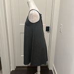 Lou & grey NWT Petite Charcoal Gray Tank Dress Sz MP Photo 2