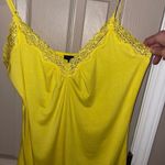 Apostrophe  Stretch Tank Top Lemon Yellow Photo 3