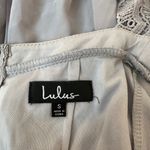 Lulus Awaken My Love Light Grey Long Sleeve Lace Maxi Dress Size Small Gray Photo 7