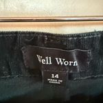 Well Worn  women’s Hunter GreenCorduroy Pants Sz.14 Photo 2