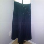 Heart soul  black sequined elastic waist midi circle skirt Photo 4