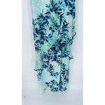 Lulus Sammi Light Blue Floral Print Ruffled Surplice Maxi Dress Size Large NEW Photo 3