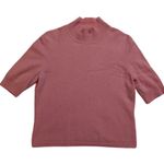 Ann Taylor Pink Cashmere Mock Neck Top Photo 0