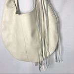 B-low the Belt Fiona Genuine Pebble Leather Off White Fringe Hobo Bag Photo 32