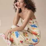 RIHOAS Women's Beige Floral Slip Maxi Dress 3 Red Size L Photo 2