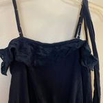 Aeropostale  Womens Navy Blue Mini Tank Dress M Medium Eyelet Top Bust 36” Photo 2