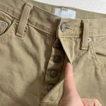 Boyish  Tommy High Rise Straight Jeans in The Crowd Khaki Tan Button Fly Size 25 Photo 4