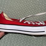 Converse Red Low Top 
Size 4.5M/6.5W Photo 3