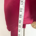 Victoria's Secret  Vintage Gold Label Maroon Satin Chiffon Kimono Robe OS Romantic Photo 6