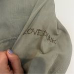 Zadig & Voltaire  Kavy Green Military Army Style Linen Cotton Jacket Size Small Photo 4