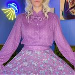 Vintage RARE 1970s 3 Piece Floral Skirt Set Photo 5