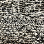 Eileen Fisher grey/black open weave linen & wool Italian yarn cardigan size M Photo 7