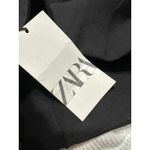 ZARA  Black High Waisted Pleated Tailored Ankle Trousers Pants Women's Size M Photo 6