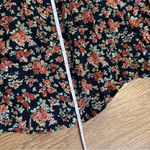 Source Unknown Vintage 90s Black Floral Button Down Skirt Women’s Size XS Photo 9