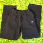 Champion BLACK DRAWSTRING HIGH WAISTED VINTAGE  SWEATPANTS Photo 0