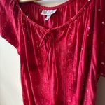 Dress Barn Red Sequins Top Photo 1