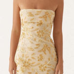 Yellow sequin dress Photo 0