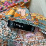 Floral Bohemian Dress retro halter tiered maxi Orange Gray (small) party summer Photo 1