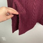Forever 21 Burgundy Tunic Length Turtleneck Sweater Size M Photo 3
