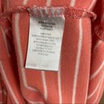 Wall Flower Medium Coral Stripe Racerback Midi Nautical Summer Pastel Spring Photo 3