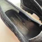 Donald J. Pliner Suede Lug Sole Regina Loafers Black Suede Womens Size 5M Shoes Photo 3