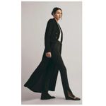 Favorite Daughter The Simon Double Breasted Longline Coat Size Small Black Photo 1