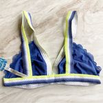 Free People Mika Lace Bralette Blue Size Large Photo 4