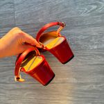 ALOHAS Alohos Lindy Bliss Red Leather Pumps Photo 13