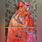 JLUXLABEL NWT:  Elegant Orange and Pink Maxi Dress Photo 3