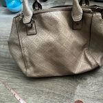 Guess Beautiful  Women's Tan Beige Logo Print Large Tote Bag Handbag Purse Photo 4