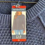 Gap NWT Textured Midnight Navy Crew Neck Sweater Size XL Photo 5