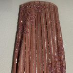 Mac Duggal NEW  70260 Rose Striped Floral Embellished Sleeveless Midi Dress Photo 13