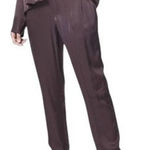 Young Fabulous and Broke Pants Women Small Brown Jensen Satin Joggers Athleisure Photo 0
